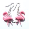 3d Flamingo Earrings